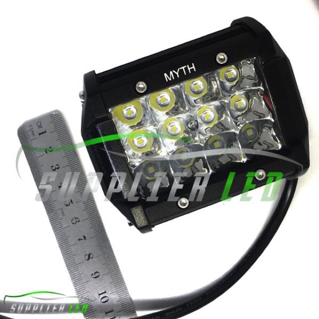 Lampu Tembak Sorot Offroad LED CREE 12 Titik Mata Tiga Susun Sangat Terang