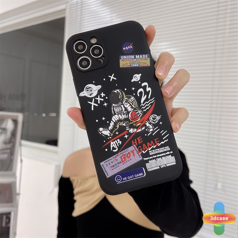 Soft Case Tpu Motif Nasa Untuk Infinix Hot 10 Play Hot 10 10t 10s 10i S4 9 Pro 11 Plus Hot 9 11 Play 11 11S NFC Infinix Smart 4 5 Pro 3 Plus Infinix Note 8 10 Tencno Spark 5 PRO A54 A15 A9 A5 Fashion Astronaut Space Soft TPU Casing Back Cover