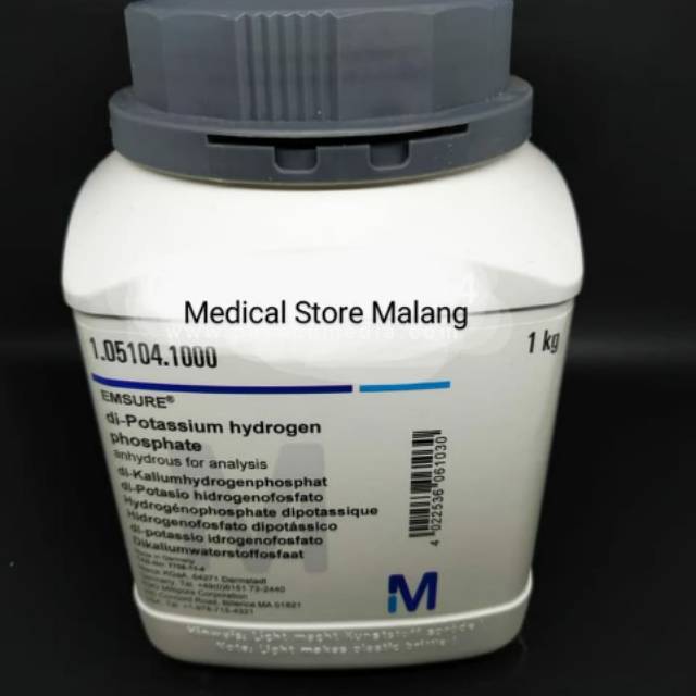 dikalium hidrogen fosfat - dipotassium hidrogen phosphate K2HPO4 analis repack per 5 gram