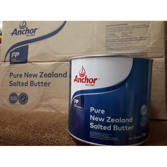 ANCHOR BUTTER / BUTTER ANCHOR SALTED 2KG