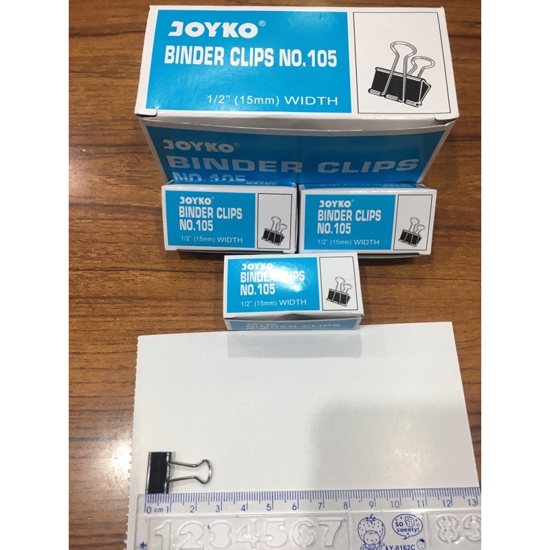 

Binder Clips no 105 joyko/ klip jepit/ klip buku