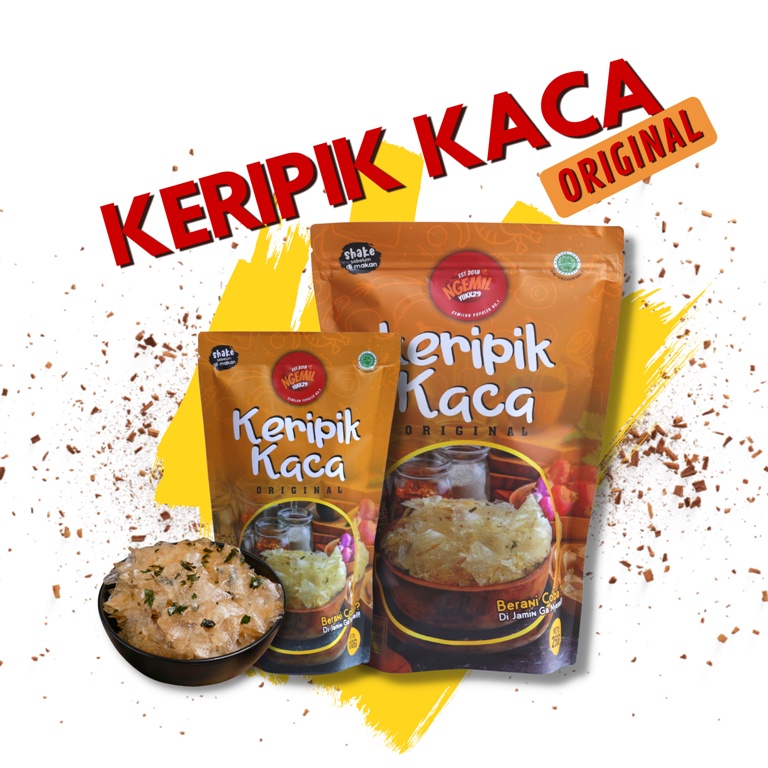 100 GR KERIPIK KACA DAUN JERUK