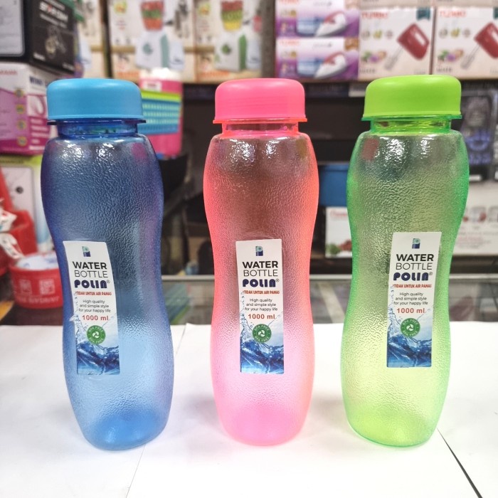 Botol Minum Bulat 1000ml Bottle Polin BTL 29 BPA FREE