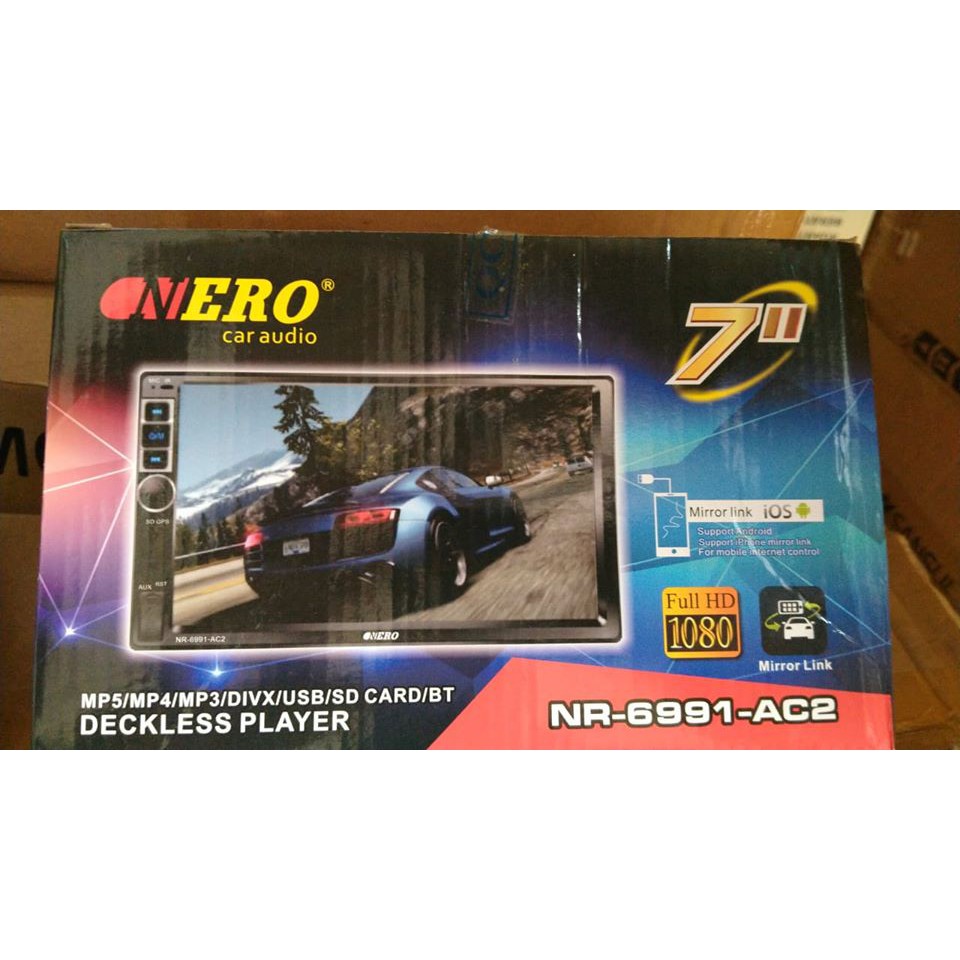 Doubledin Nero Car Audio NR-6991 KJ.AC2 New 7 inch Dekless