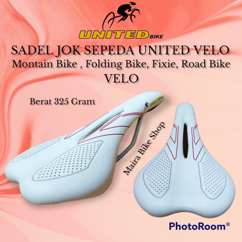 Sadel Jok Sepeda United Bike Velo Sporty Cocok buat sepeda Fixie mtb Road bike Original New