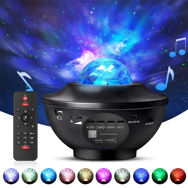 AKN88 - Magic Starry Projection LED RGB Lamp Night Light - Lampu Hias Dekorasi