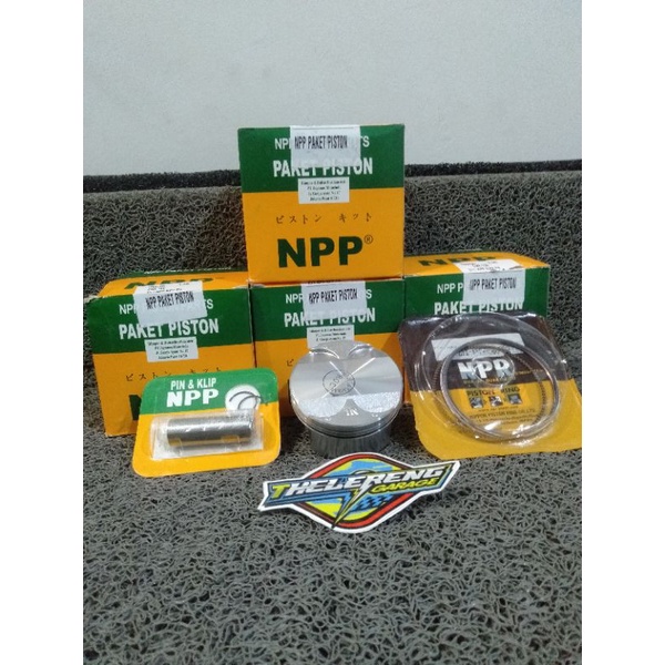 Piston Kit CBR 150 Npp Piston CBR 150 Set Ring Piston & Pen Ov Std 50 100  200 300 400 Thelereng_Garage Shop-PISTON CBR 150