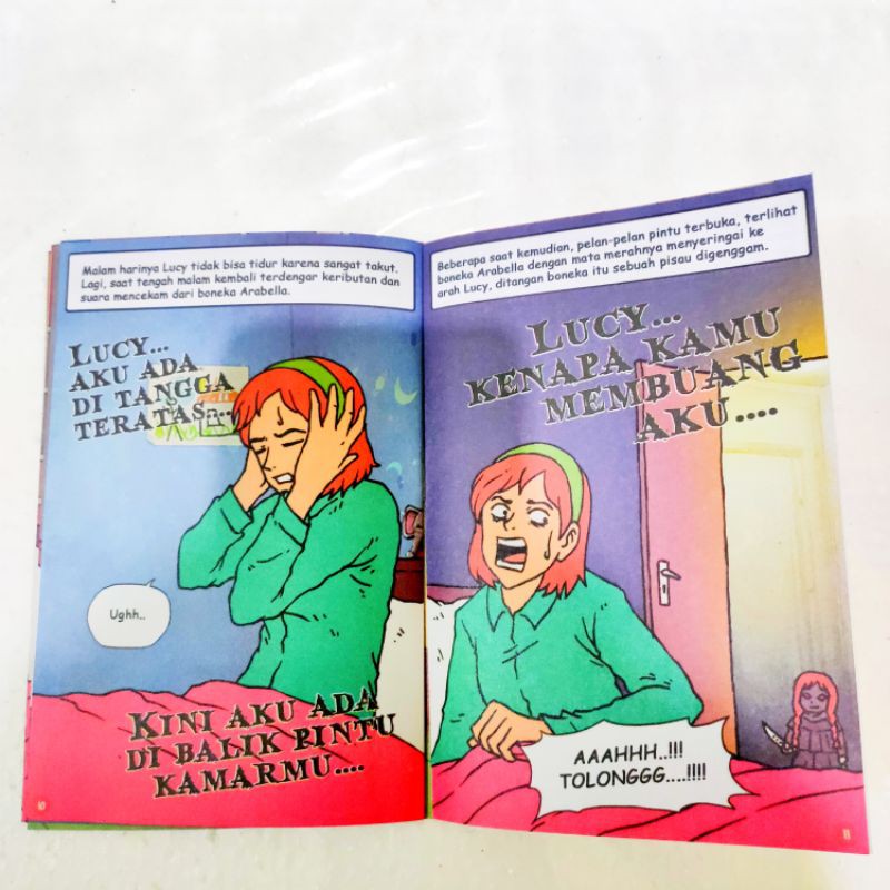 buku cerita komik seram / buku komik horror / cerita horror / komik anak murah /