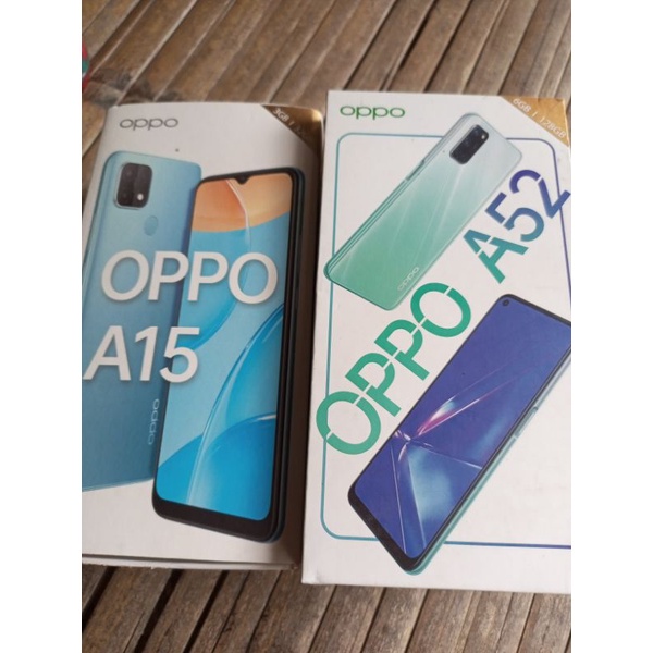 hp second oppo A15 ram 3/32 oppo A52 6/128