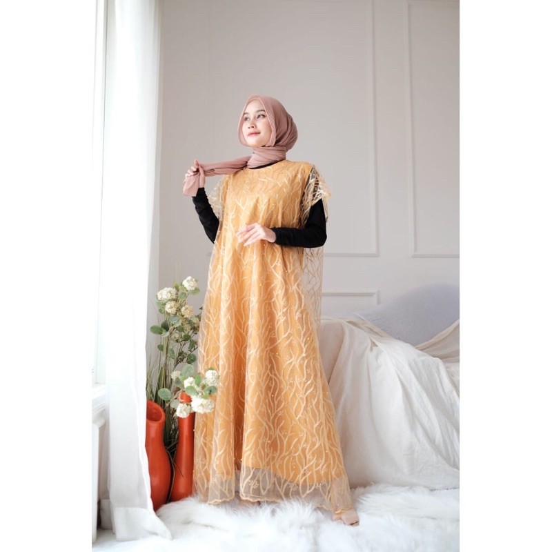 kaftan tile/kaftan lebaran/kaftan wanita/kaftan mewah