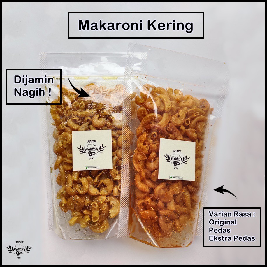 

Makaroni Kering Renyah Pedas - Makanan Ringan