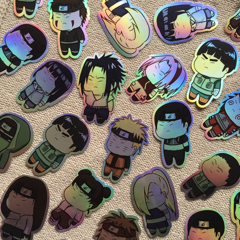

Stiker Lucu Anime Naruto Shippuden chibi bahan hologram