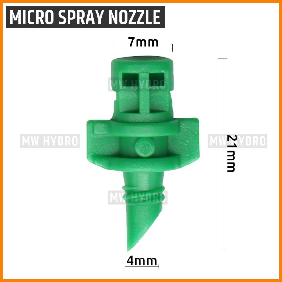 Micro Jet Sprayer Nozzle - Aeroponik / Hidroponik / Irigasi