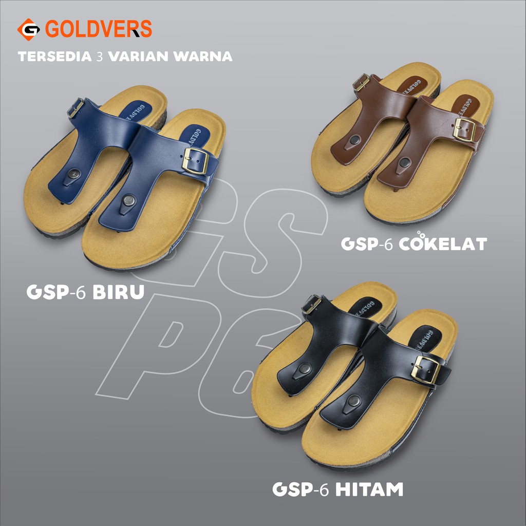 Sandal Casual Pria Dan Wanita Semi Kulit Sintetis T Bar Strep Lembut Kekinian Sythentic Rubber Nyaman