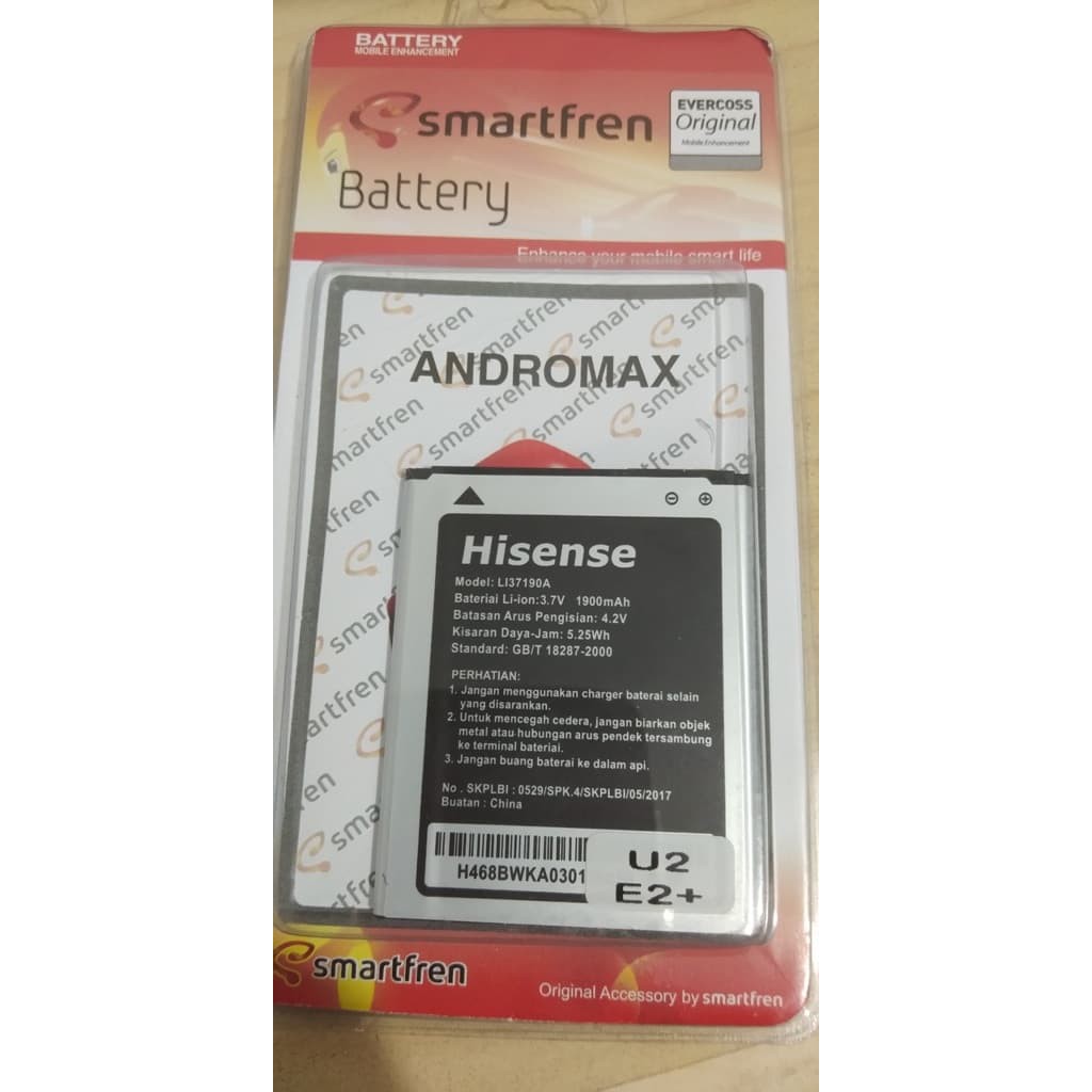 ORIGINAL Baterai Batre Battre Batrai Batery Andromax Smartfren B16C2G
