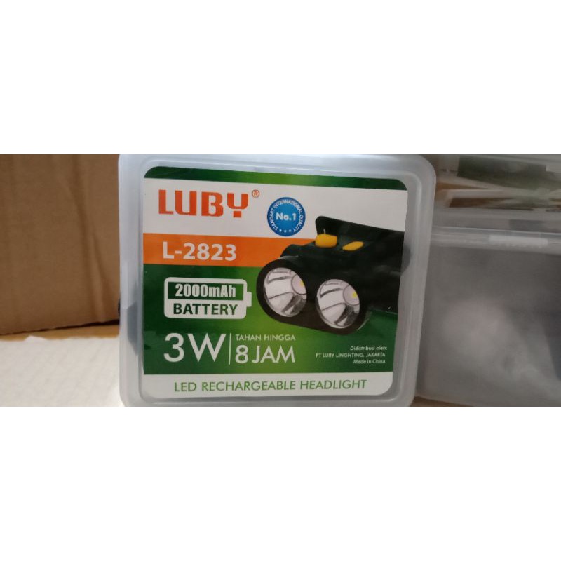 Senter Kepala Luby 3W Seri 2823