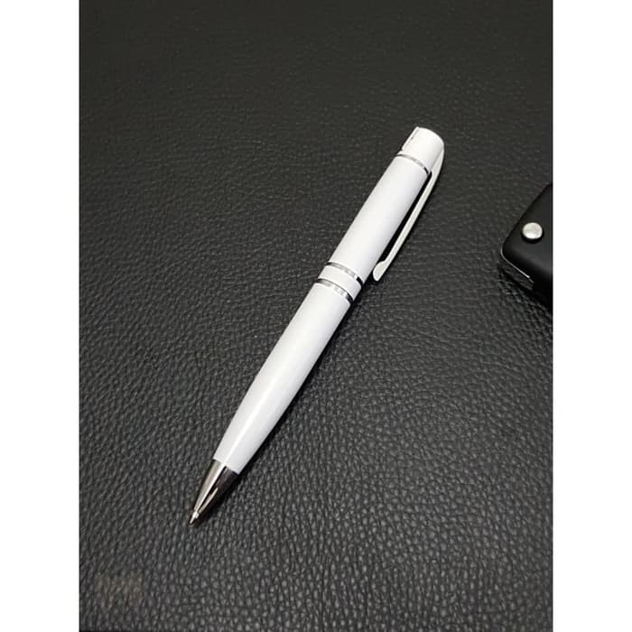 

TP112 PUTIH Pulpen Office Besar model 2 garis Ballpoint Besi Pena