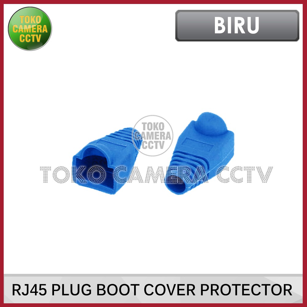 RJ45 PLUG BOOT COVER PROTECTOR CAT 5/CAT6 BIRU