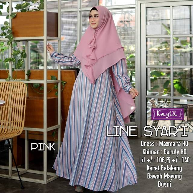 GAMIS LINE SYARI KAYLA