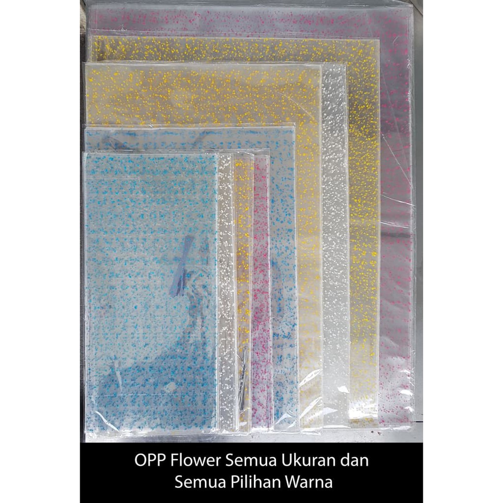 

Opp Flower 24 x 45 isi 12 pc Kantong Plastik Souvenir Ulang Tahun