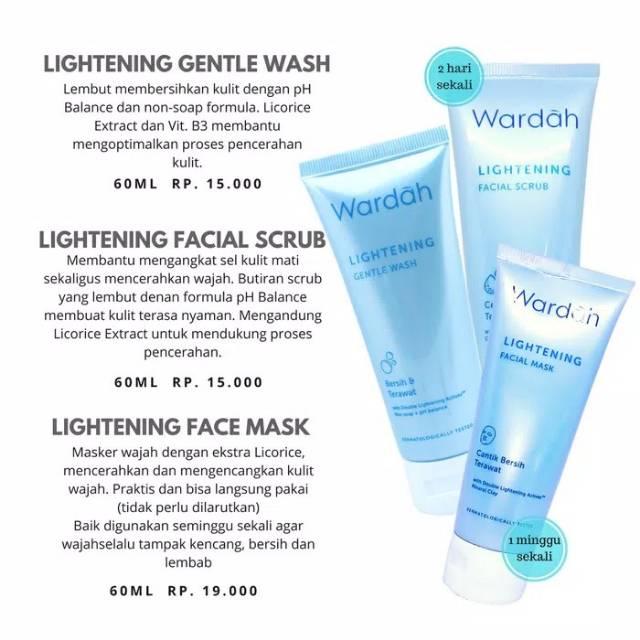 face wash wardah lightening