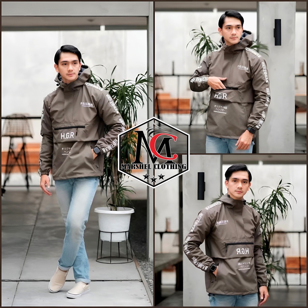 RCL - Jaket Caugle Bordel Logo Dada Pria Taslan Jn Premium Hight Quality / Cougle Man Elzano - Jaket Parasut Pria dan Wanita Termurah