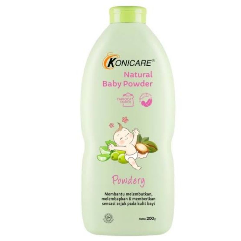 Bedak Konicare Baby 100gr / Konicare Natural Baby Powder / Bedak Bayi Konicare