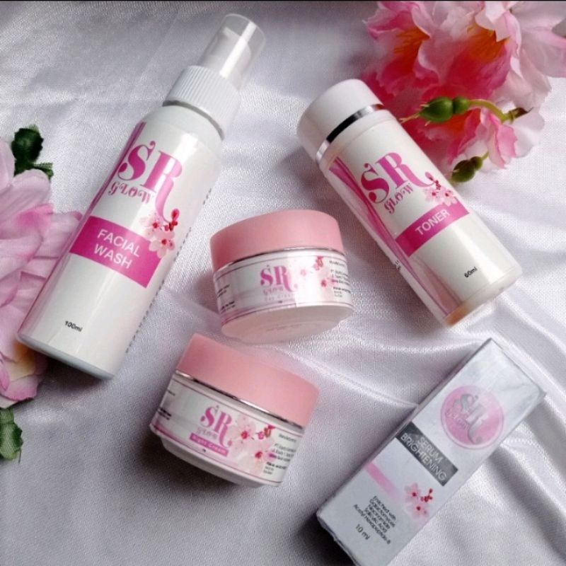 SR GLOW PAKET WHITENING 100% ORIGINAL BPOM (SR GLOW + SERUM BRIHGTENING)