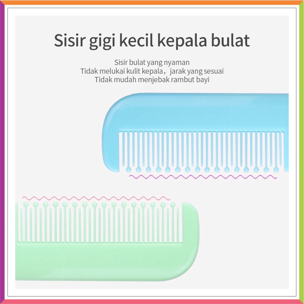 ❤ Fashionbabies ❤ SISIR BAYI / SISIR RAMBUT ANAK / HAIR COMB BPA FREE