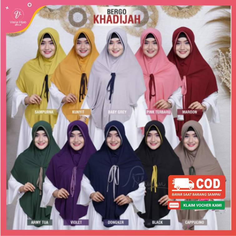Bergo Khadijah | Miulan Hijab