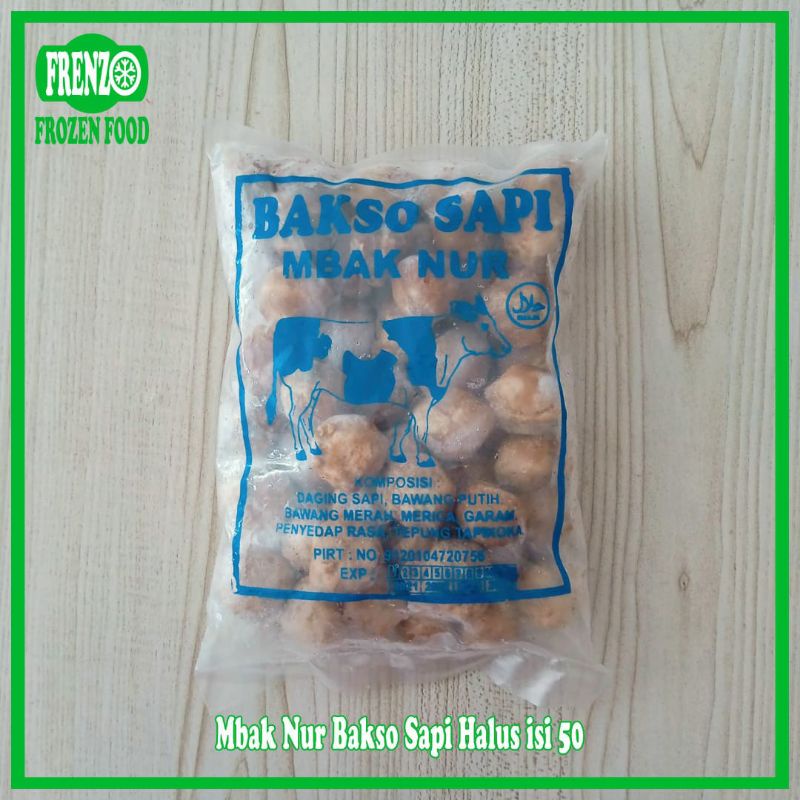 

Mbak Nur Bakso Sapi Halus Isi 50 Biji