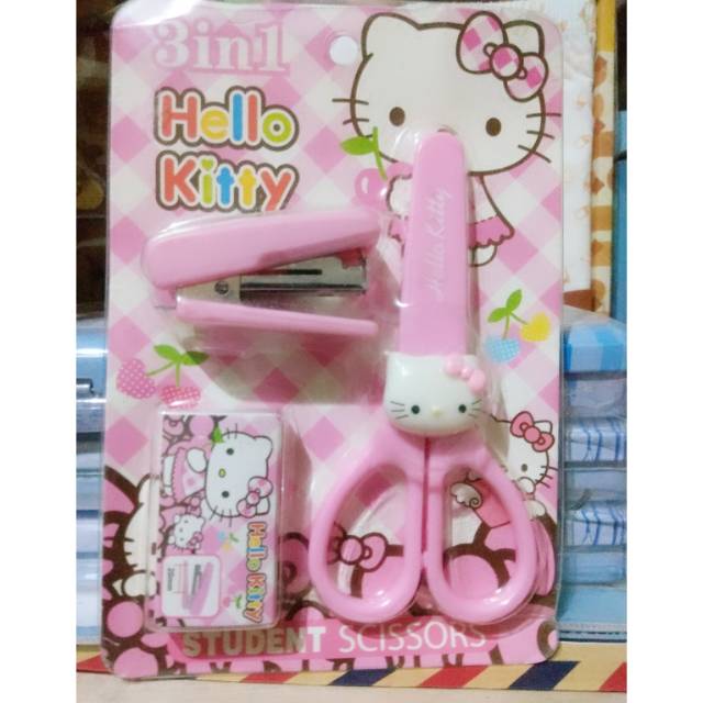 3 in 1 Hello Kitty, Cars Student Scissors set