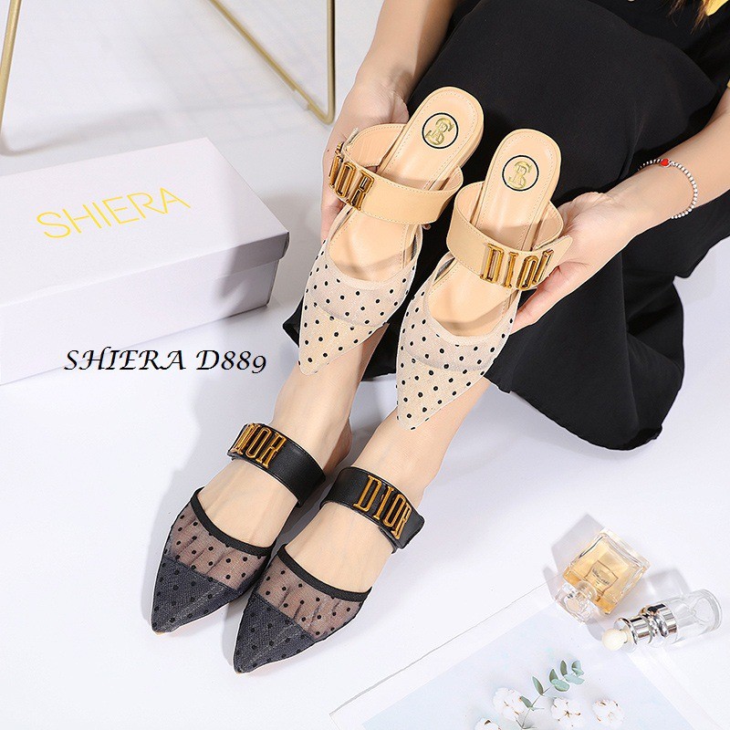 SHIERA MULES FLAT SHOES LANCIP D889