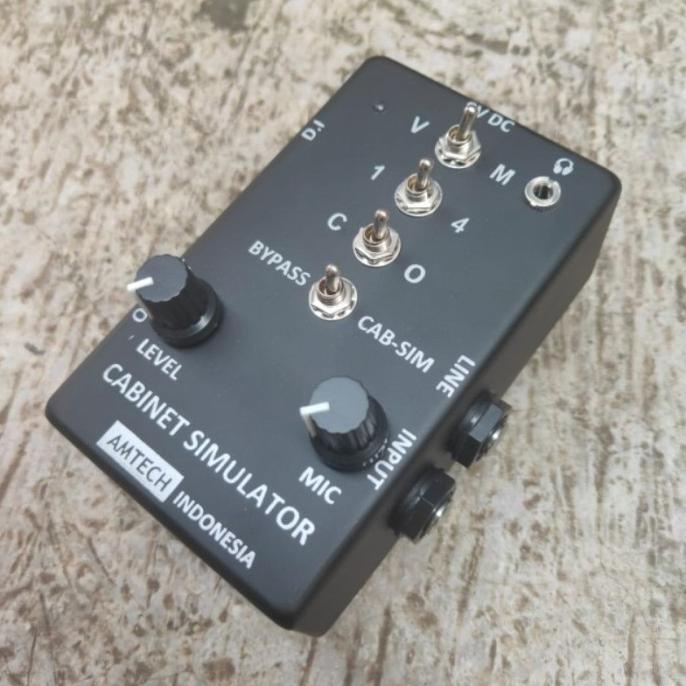 Cabsim Cabinet Simulator Amtech Alat Direct Gitar Ke Mixer Simulasi An