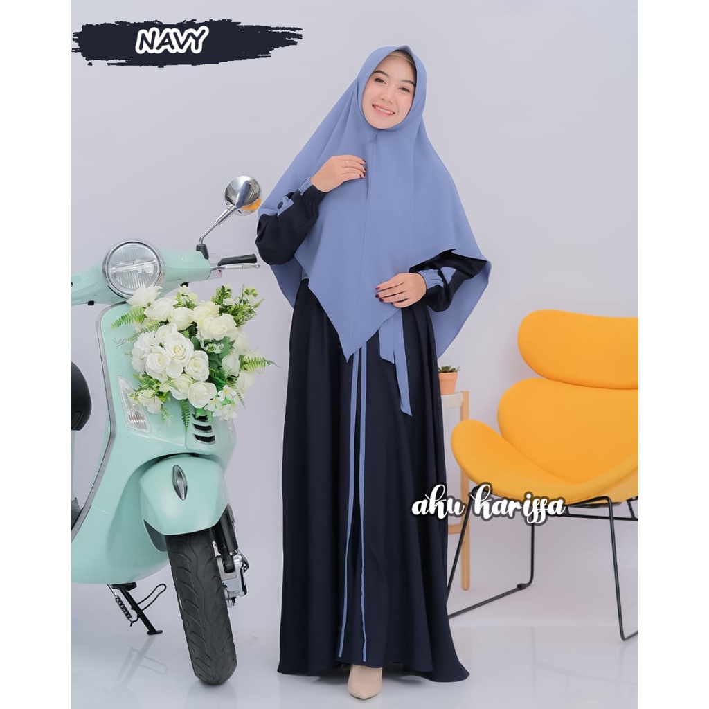Haniza Dress Set Syari Ori By Aku Karissa