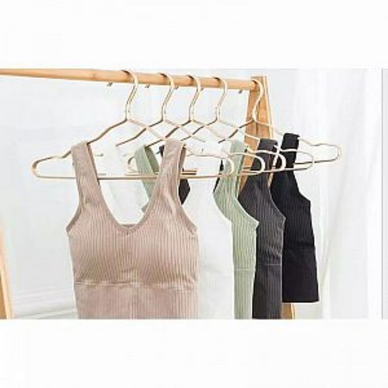 UND04 TANKTOP BRA SPORT RAJUT FULL CAMISOL BAHAN RAJUT IMPORT