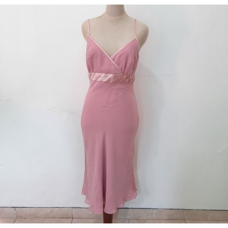 PRELOVED DRESS WANITA / DRESS PINK / DRESS PROM / BAJU PESTA / DRESS PESTA / DRESS SWEET 17