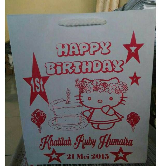 

tas paperbag kertas souvenir sablon murah meriah