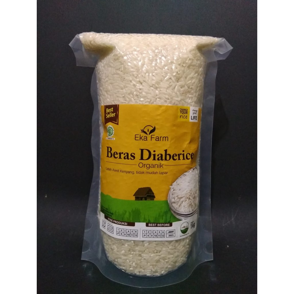 

Beras organik diabetes diaberice 1 kg untuk penderita diabetes / keturunan