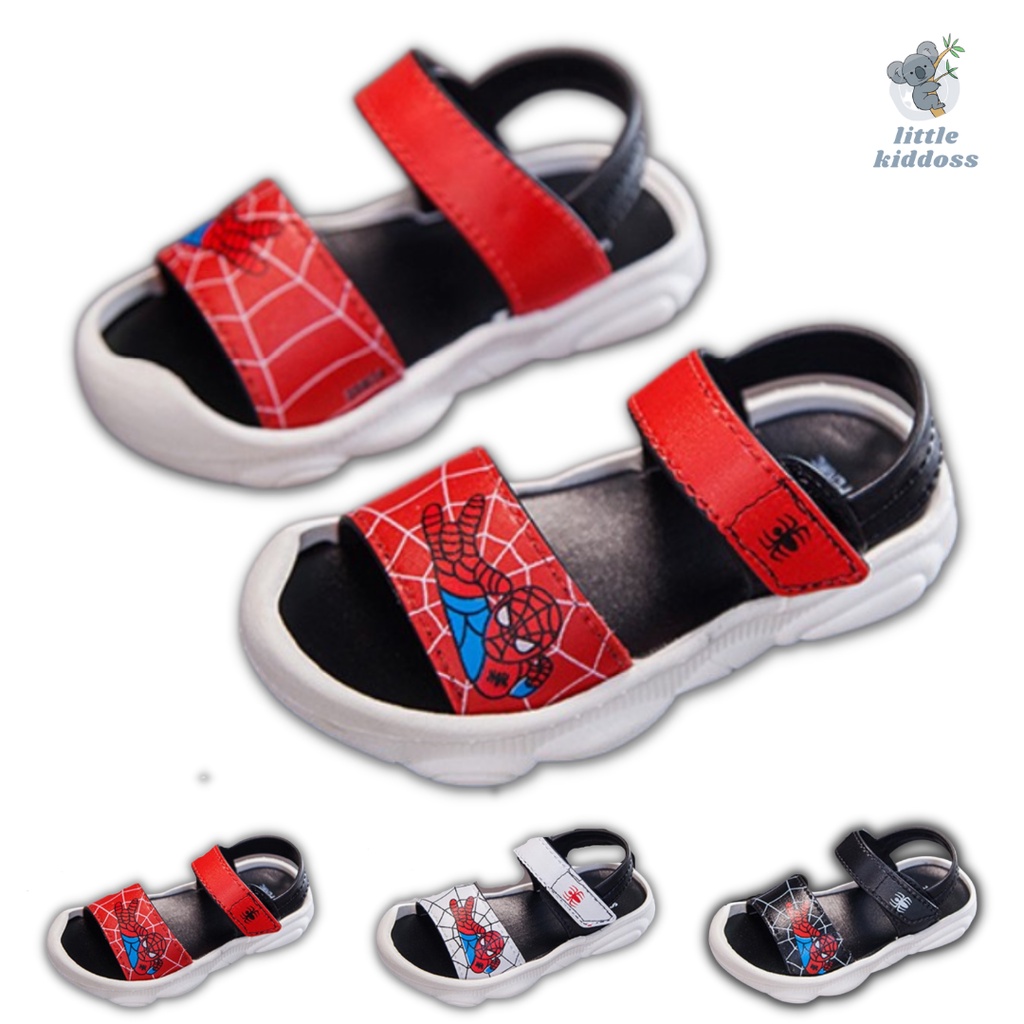 littlekiddoss SH20106 Sepatu Sandal Anak Laki-Laki Sendal Anak Karakter Superhero 21-35