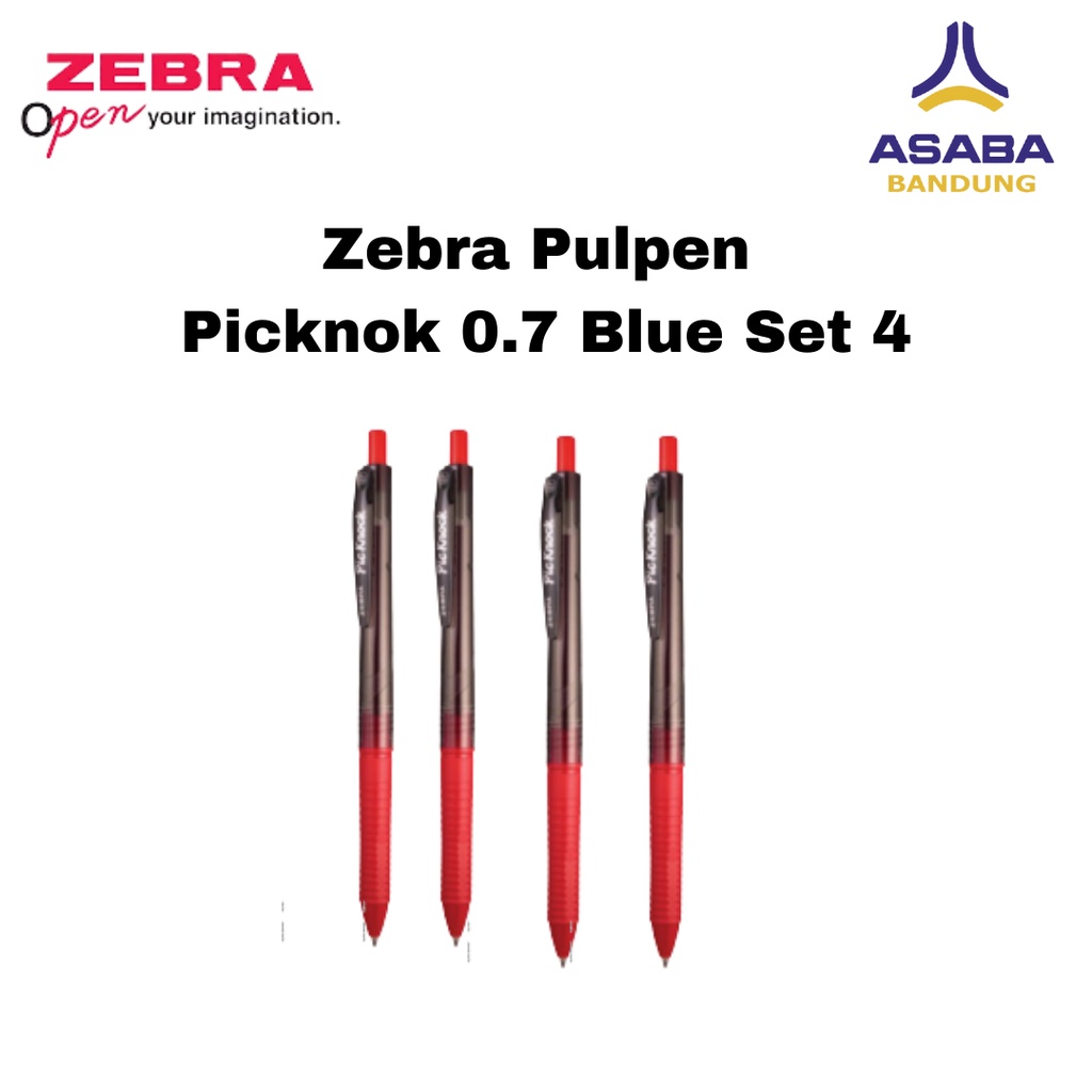 

Asaba Bandung - Zebra Pulpen Picknock 0.7 Set 4