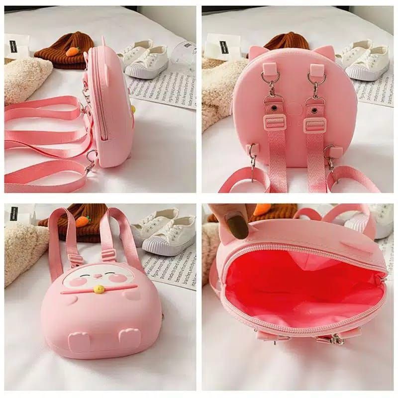 Laristerus79⭐⭐⭐⭐⭐TAS KUCING HOKI 3in1 karakter jelly silikon selempang punggung ORI Import muat hp