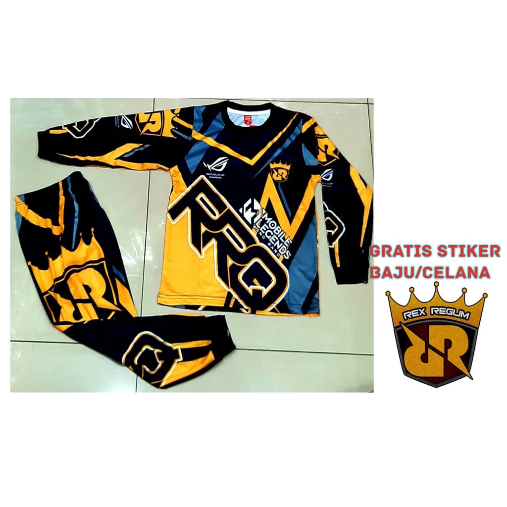 JERSY RRQ LENGAN PANJANG | SETELAN ANAK LAKI LAKI FF LENGAN PANJANG | BAJU FF LENGAN PANJANG SETELAN
