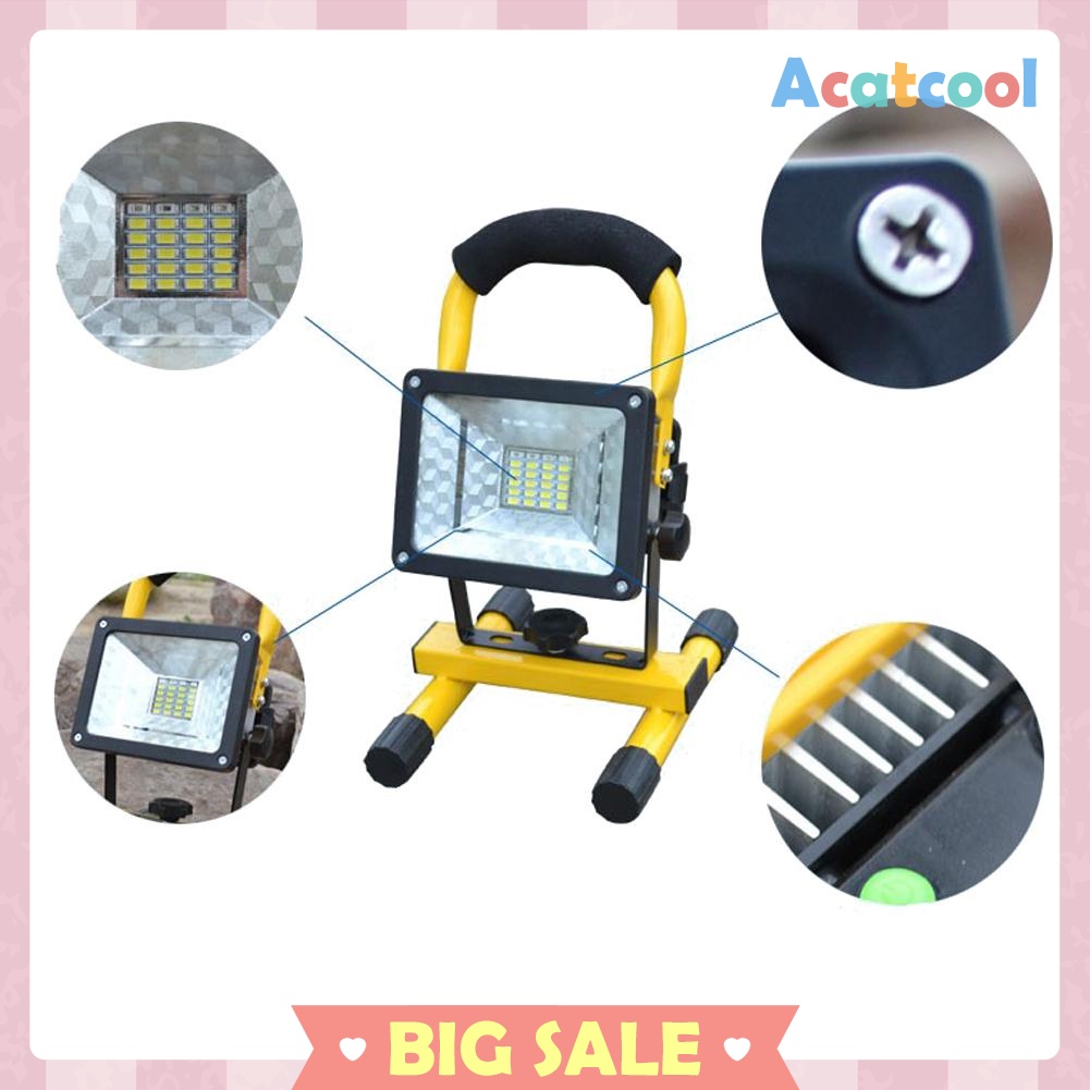 Portable Waterproof IP65 24 LED Flood Emergency Light SpotLights