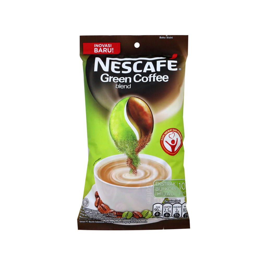 Nescafe Green Coffee Blend 10X20Gr - Farmers Market