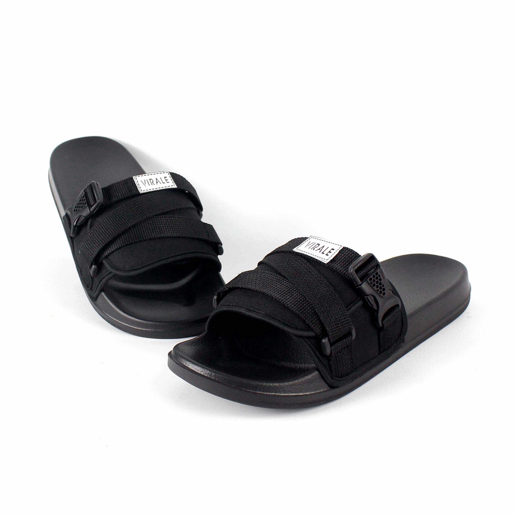 Sandal Slide Pria Wanita Kekinian Trendy Model Baru SWH PL 01