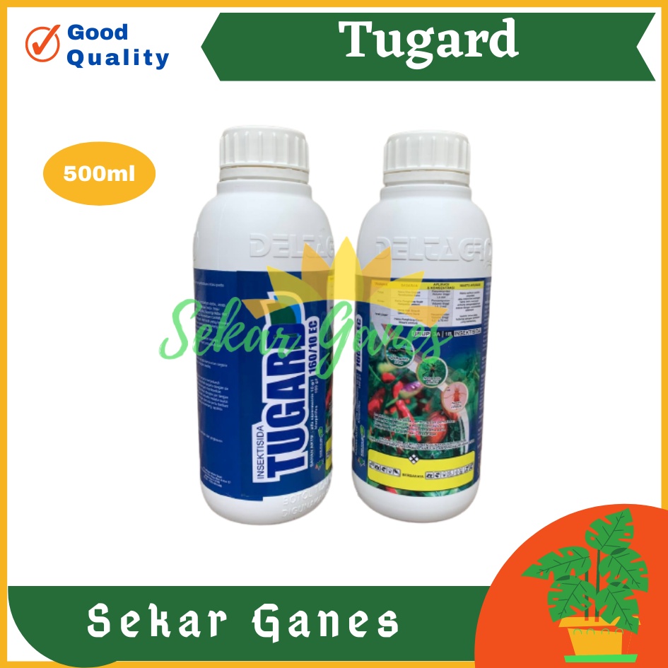 Obat Hama Tanaman Tugard 500 ml 160/10EC Digunakan Untuk Mengendalikan Hama Pada Tanaman Cabai Kedelai Kakao Dan Jarak Pagar Pestisida Tanaman Ulat Insektisida Kutu Putih Obat Hama Tanaman Tugard 100 ml Insektisida Tanaman