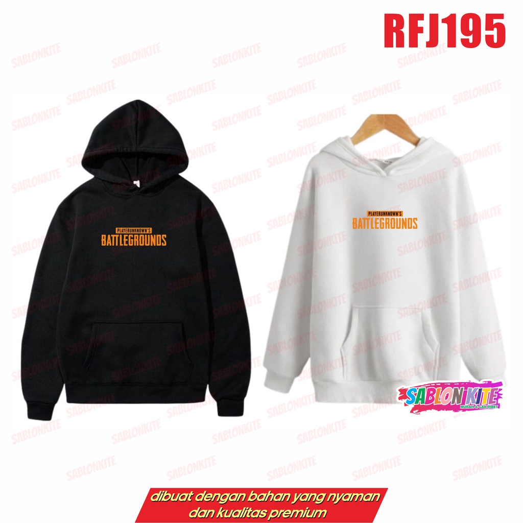 MURAH!!! SWEATER HOODIE GAME RFJ195 BATTLE GROUND