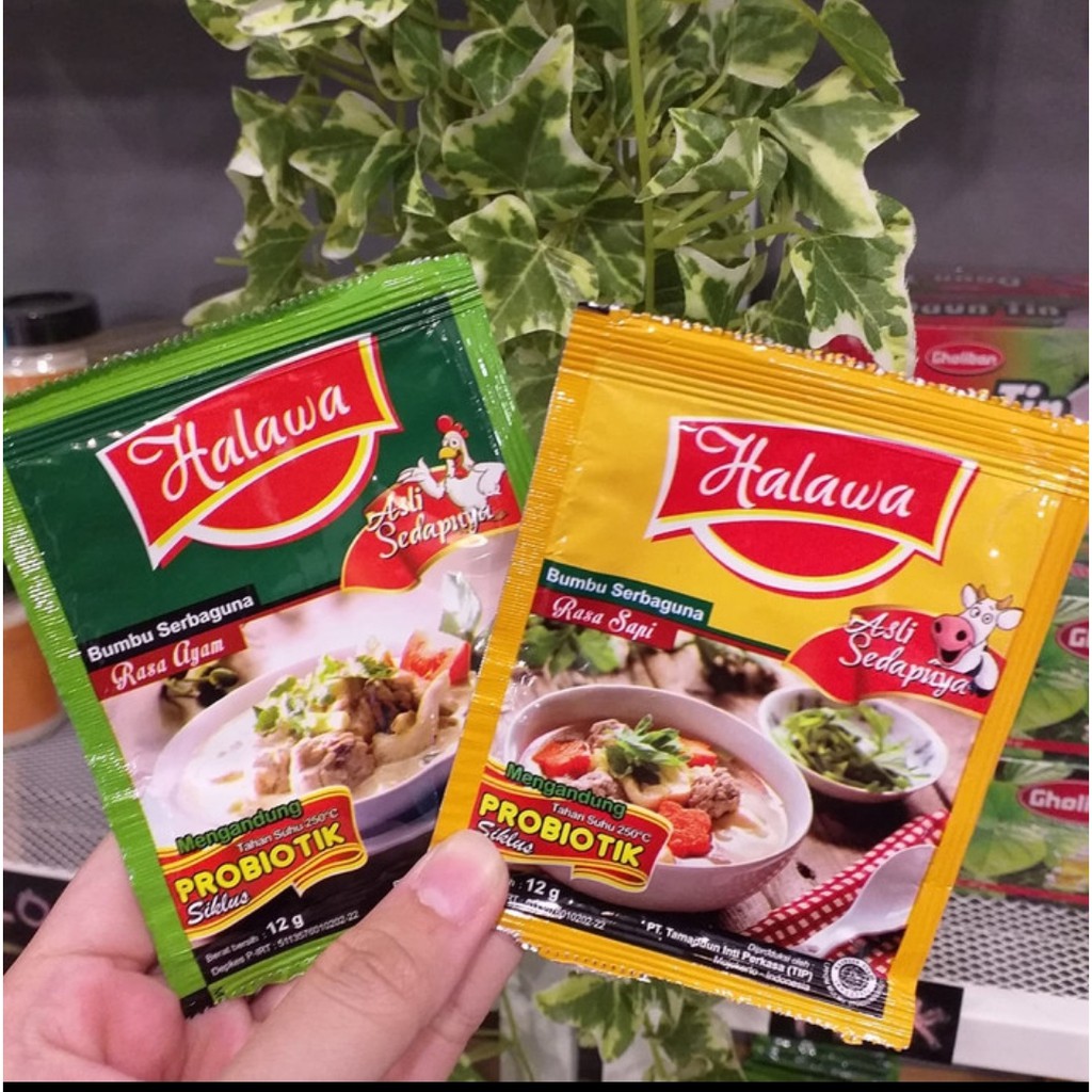 

Halawa Penyedap Rasa Organik + Probiotik Siklus G - 18 Ecer