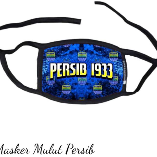 Masker mulut Persib murah pria wanita